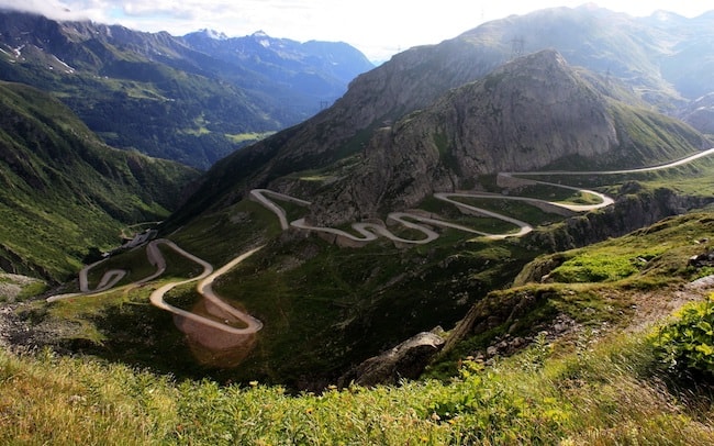 carretera de Trollstigen en Noruega